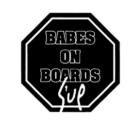BABES ON BOARDS S'UP logo