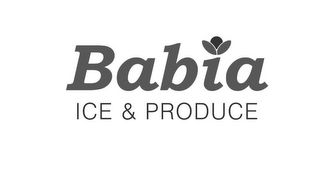 BABIA ICE & PRODUCE logo