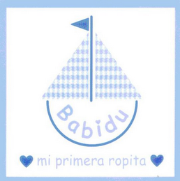 BABIDU MI PRIMERA ROPITA