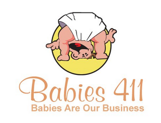 BABIES 411 BABIES ARE OUR BUSINESS logo