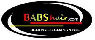 BABSHAIR .COM BEAUTY · ELEGANCE · STYLE logo