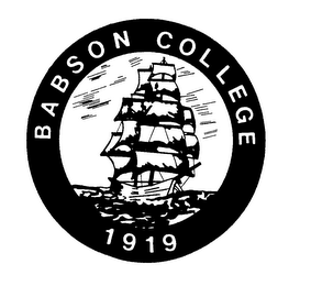 BABSON COLLEGE 1919 logo