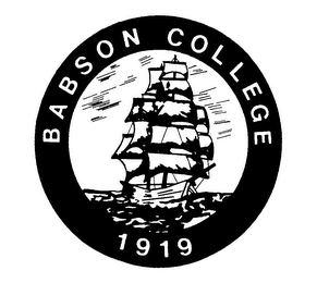 BABSON COLLEGE 1919 logo