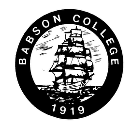 BABSON COLLEGE 1919 logo