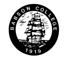BABSON COLLEGE 1919 logo