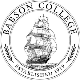 BABSON COLLEGE ESTABLISHED 1919 logo