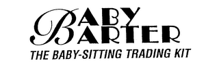 BABY BARTER THE BABY-SITTING TRADING KIT logo