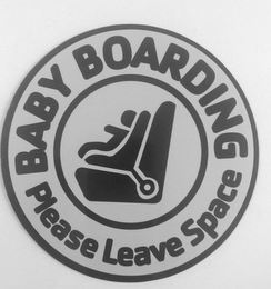 BABY BOARDING PLEASE LEAVE SPACE logo