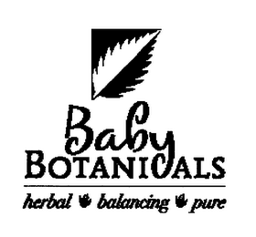 BABY BOTANICALS HERBAL BALANCING PURE logo