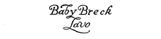 BABY BRECK LAVO logo