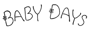 BABY DAYS logo