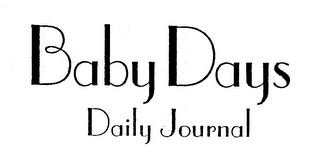 BABY DAYS DAILY JOURNAL logo