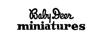 BABY DEER MINIATURES logo