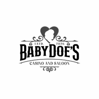 BABY DOE'S CASINO AND SALOON ESTD. 2026 logo