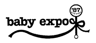 BABY EXPO '87 logo