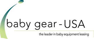 BABY GEAR - USA THE LEADER IN BABY EQUIPMENT LEASING logo
