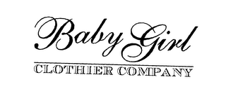 BABY GIRL CLOTHIER COMPANY logo