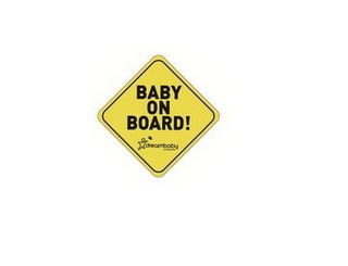 BABY ON BOARD! DREAMBABY GROWING SAFELY logo