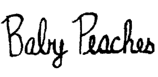 BABY PEACHES logo