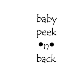 BABY PEEK-N-BACK logo