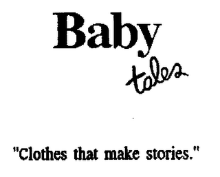 BABY TALES CLOTHES THAT MAKE STORIES logo