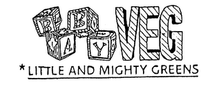 BABY VEG LITTLE AND MIGHTY GREENS logo