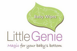 BABY WIPES LITTLE GENIE MAGIC FOR YOUR BABY'S BOTTOM logo