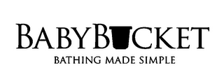 BABYBUCKET BATHING MADE SIMPLE logo