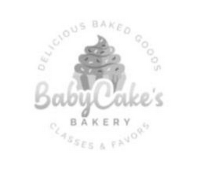 BABYCAKE'S BAKERY DELICIOUS BAKED GOODS CLASSES & FAVORS logo