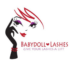 BABYDOLL LASHES GIVE YOUR LASHES A LIFT logo