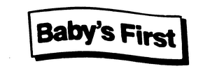 BABY'S FIRST logo