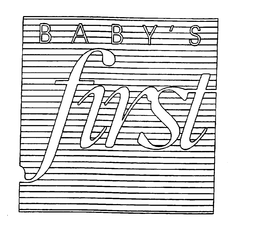 BABY'S FIRST logo