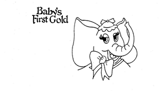 BABY'S FIRST GOLD logo