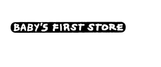 BABY'S FIRST STORE logo