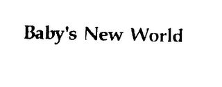 BABY'S NEW WORLD logo