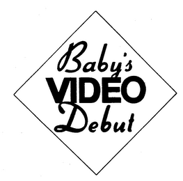 BABY'S VIDEO DEBUT logo