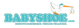 BABYSHOE.COM MOMENTS REMEMBERED. TIMELESS TREASURES. logo