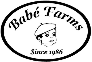 BABÉ FARMS SINCE 1986 logo