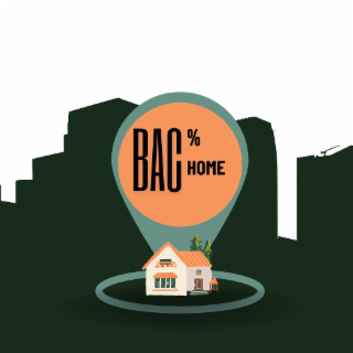 BAC % HOME logo