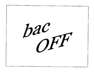 BAC OFF logo