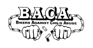 B.A.C.A. BIKERS AGAINST CHILD ABUSE logo