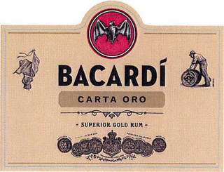 BACARDI CARTA ORO SUPERIOR GOLD RUM logo