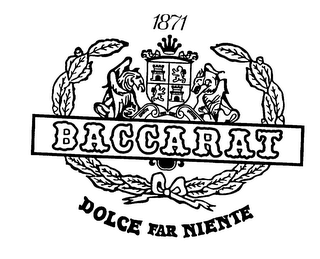 BACCARAT DOLCE FAR NIENTE 1871 logo