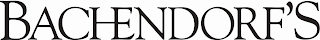 BACHENDORF'S logo