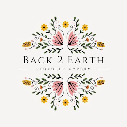 BACK 2 EARTH RECYCLED GYPSUM logo