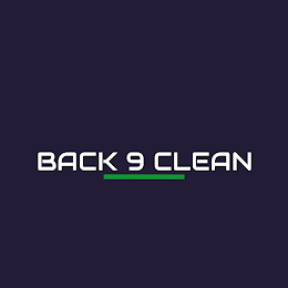 BACK 9 CLEAN logo