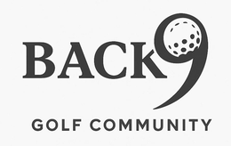 BACK 9 GOLF COMMUNITY logo
