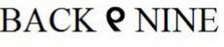 BACK 9 NINE logo