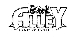 BACK ALLEY BAR & GRILL logo