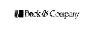 BACK & COMPANY logo